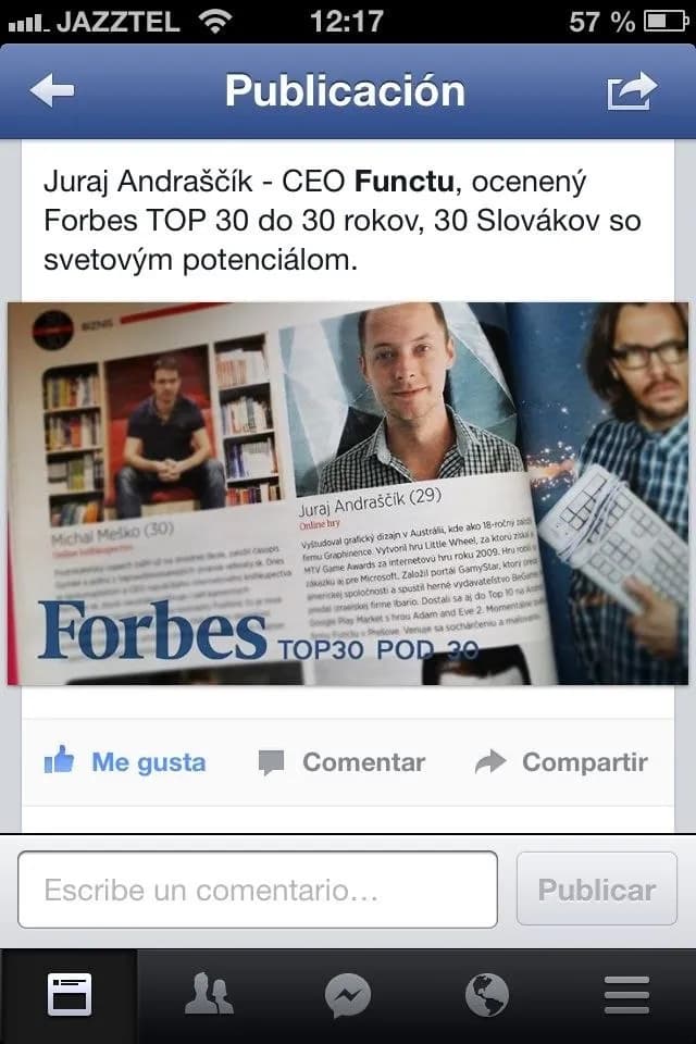 Forbes TOP 30 pod 30