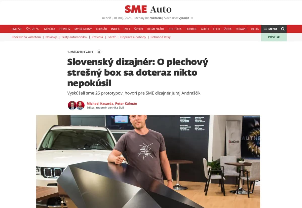 SME Auto článok o Alumined